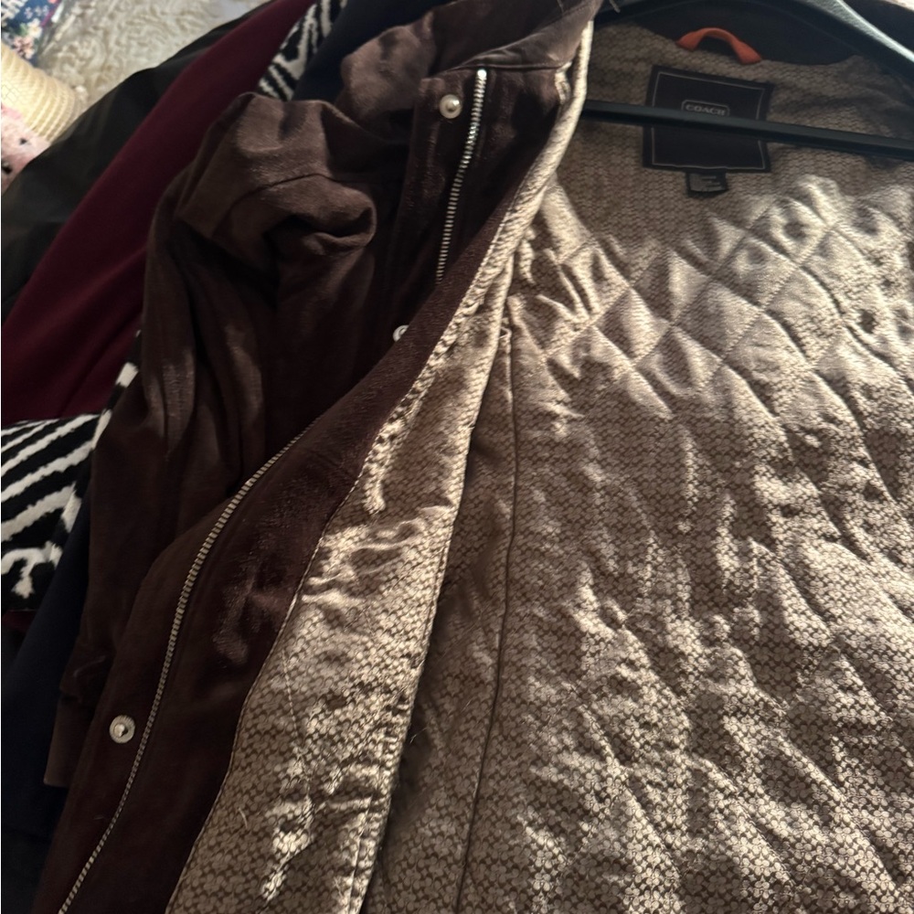 Vintage Coach suede brown jacket 25 years old - Picture 11 of 16